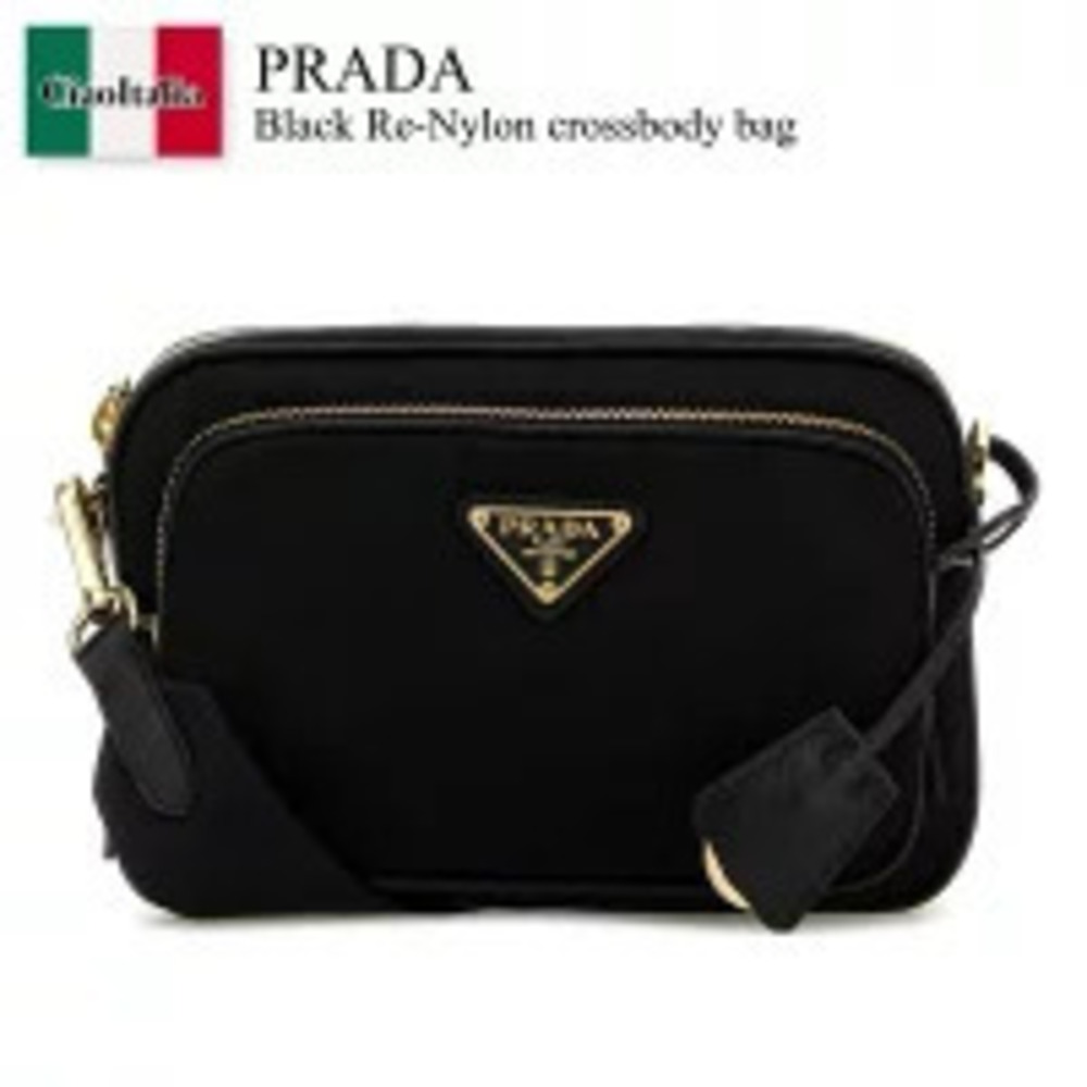Prada Bag Black Re Crossbody Shoulder Pouch
